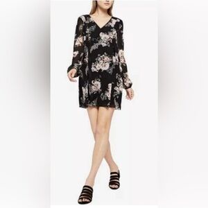 BCBGeneration Boho Floral Shift Dress Sz L